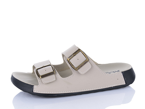 Шлепанцы Stt 166 бежевий в магазине Фонтан Обуви