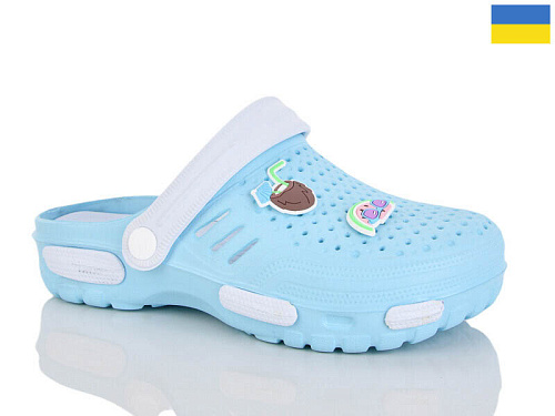 Кроксы Demur CD48 бірюзовий в магазине Фонтан Обуви