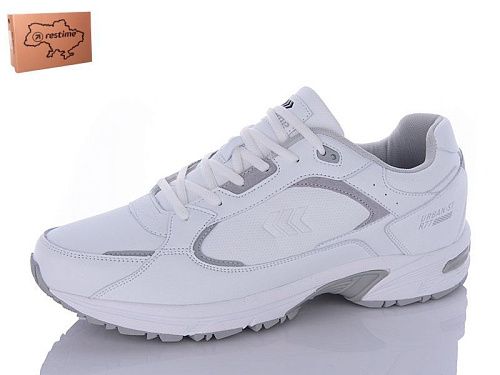 Кроссовки Restime PGB24059 white-grey батал в магазине Фонтан Обуви