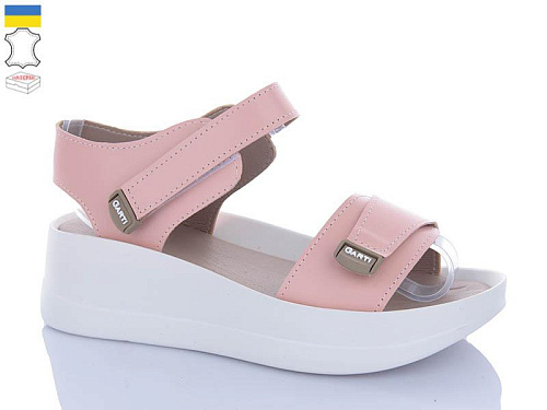 Босоножки Garti 0196 пудра шкіра в магазине Фонтан Обуви