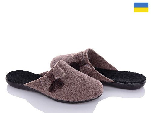 Тапочки Klerotex N123 коричневий в магазине Фонтан Обуви
