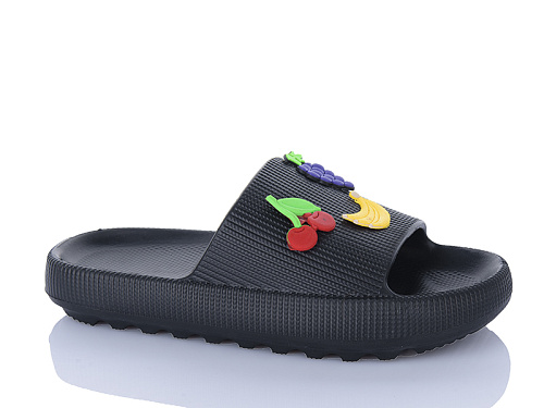 Шлепанцы Stt 6 чорний (30-35) в магазине Фонтан Обуви