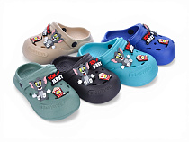 Кроксы Sanlin2 308-13 mix в магазине Фонтан Обуви