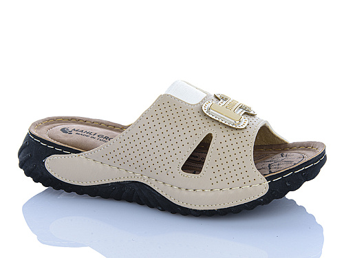 Шлепанцы Sali One 11-48 св.бежевий в магазине Фонтан Обуви