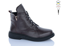 Ботинки Sali 13 коричневий чор-п.зима в магазине Фонтан Обуви