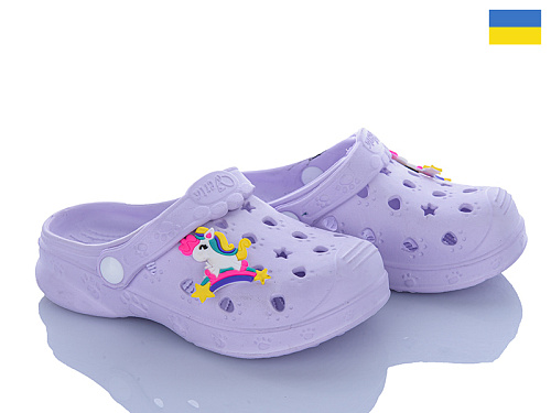 Кроксы Golden Lion 81 бузковий в магазине Фонтан Обуви