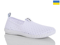 Слипоны Demur 6526 білий в магазине Фонтан Обуви