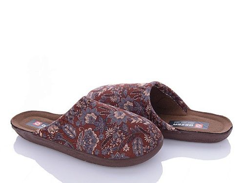 Тапочки Soylu GE189 brown в магазине Фонтан Обуви