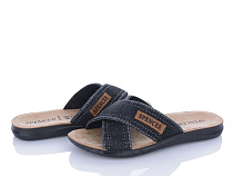 Шлепанцы Jumay SP джинс чорний в магазине Фонтан Обуви