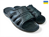 Шлепанцы Rai Shoes B8 чорний в магазине Фонтан Обуви