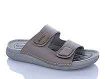 Шлепанцы Oskar 01-16 сірий в магазине Фонтан Обуви