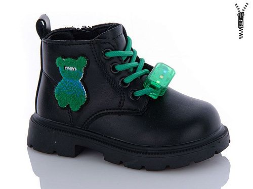 Ботинки Леопард M8062 black LED в магазине Фонтан Обуви