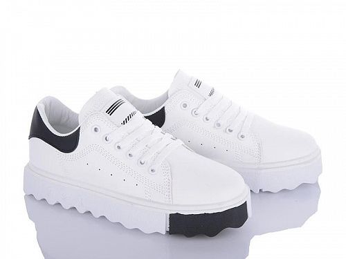 Кроссовки Violeta 169-19 white-black в магазине Фонтан Обуви
