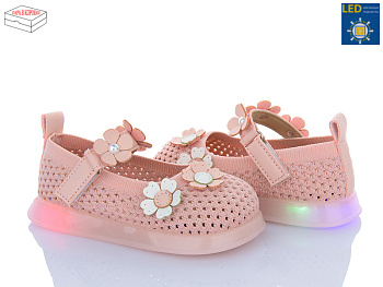 Туфли Poni Kids A1081 pink LED в магазине Фонтан Обуви