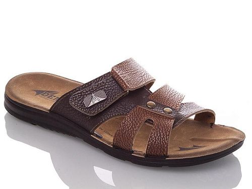 Шлепанцы Malibu MKN6843 camel-brown в магазине Фонтан Обуви