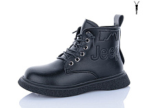 Ботинки Kewk 9016 black в магазине Фонтан Обуви