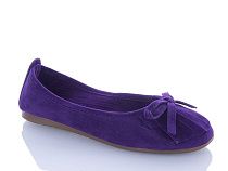 Балетки Jumay Лапша фиолетовый в магазине Фонтан Обуви