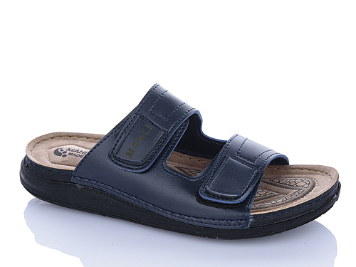 Шлепанцы Oskar 01-16 синій в магазине Фонтан Обуви