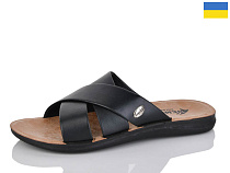 Шлепанцы Gurkem MK2026-3333-1 чорний в магазине Фонтан Обуви