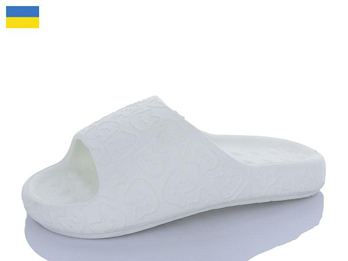 Шлепанцы Alex 77-22 білий в магазине Фонтан Обуви