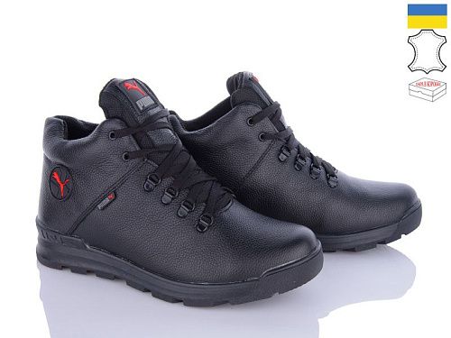 Ботинки Dan Marest P23 чорний в магазине Фонтан Обуви