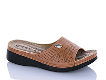 Шлепанцы Sali One 209 коричневий в магазине Фонтан Обуви