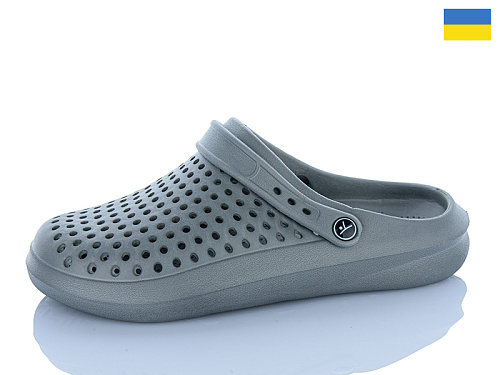 Кроксы M&L Alex13 B504 сірий в магазине Фонтан Обуви