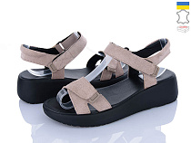 Босоножки A.N.I.One 4075-25 бежевий замш в магазине Фонтан Обуви