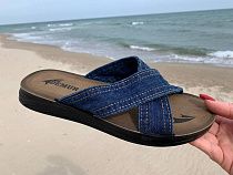 Шлепанцы Demur MKB6105 blue в магазине Фонтан Обуви