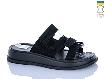 Шлепанцы Sali 9 чорний з чор-п. в магазине Фонтан Обуви