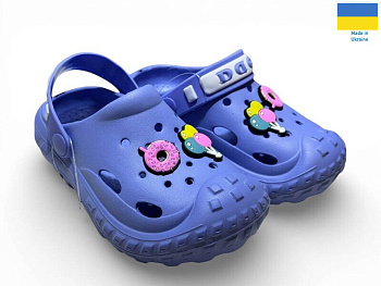 Кроксы Rai Shoes 333 волошка в магазине Фонтан Обуви