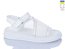 Босоножки Sali 108-1 білий біл-п. в магазине Фонтан Обуви