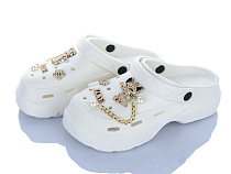 Кроксы Elmob W75 white в магазине Фонтан Обуви