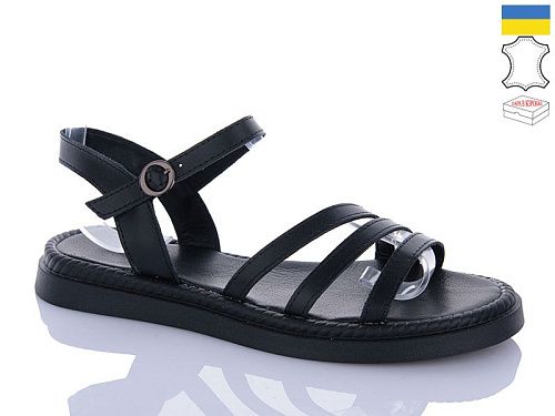 Босоножки Sali 1102 чорний к чор-п. в магазине Фонтан Обуви