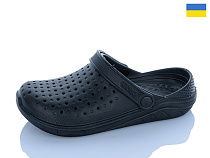 Кроксы Inblu 025 чорний в магазине Фонтан Обуви