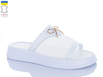 Шлепанцы Sali 229 білий біл-п. в магазине Фонтан Обуви