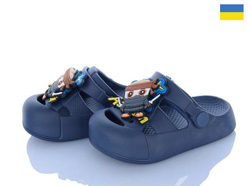 Кроксы Golden Lion 337 т.синій в магазине Фонтан Обуви