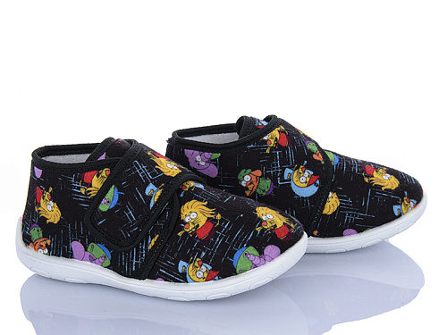 Тапочки Soylu AB003 чорний в магазине Фонтан Обуви