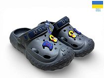 Кроксы Rai Shoes 333 сірий в магазине Фонтан Обуви