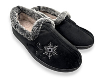 Тапочки Rai Shoes 2202 чорний в магазине Фонтан Обуви