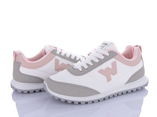 Кроссовки Violeta 182-56 grey-pink в магазине Фонтан Обуви