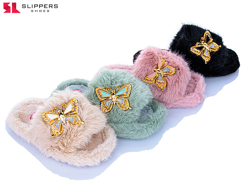 Тапочки Slipers 8990 mix в магазине Фонтан Обуви