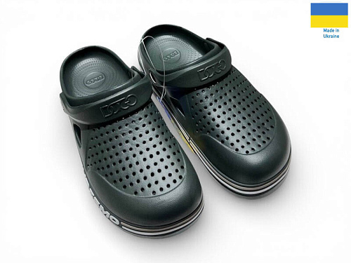 Кроксы Rai Shoes 521 хакі в магазине Фонтан Обуви