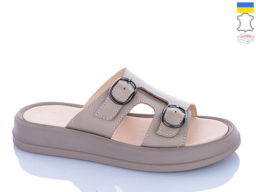 Шлепанцы Sali 12 капучино к кап-п. в магазине Фонтан Обуви