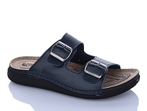 Шлепанцы Oskar 01-42 синій в магазине Фонтан Обуви