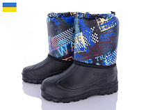 Сапоги Demur СПП Формула чорний-синій-2025 в магазине Фонтан Обуви