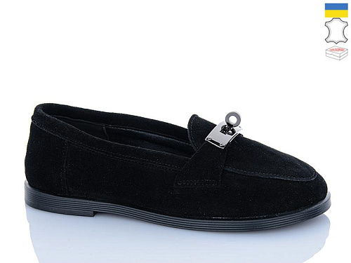 Туфли Garti 409 чорний замш в магазине Фонтан Обуви