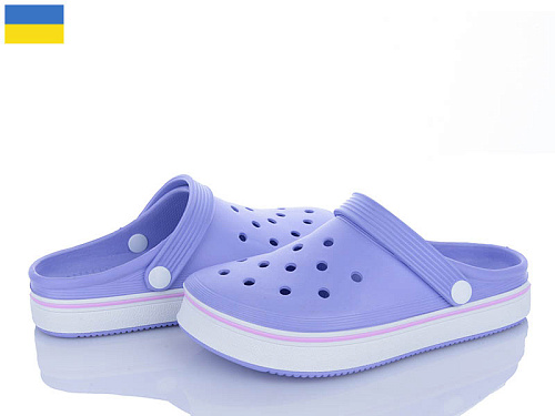 Кроксы Roks 1004 лаванда в магазине Фонтан Обуви