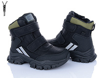 Ботинки Apawwa HC383 black-a.green в магазине Фонтан Обуви