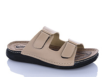 Шлепанцы Oskar 01-23 бежевий в магазине Фонтан Обуви